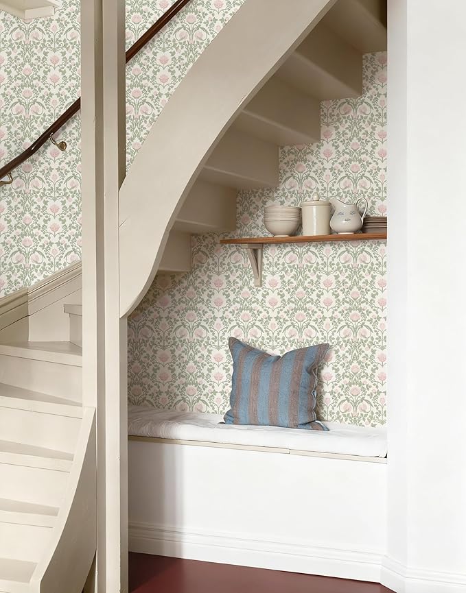 YXTII Floral Wallpaper Peel and Stick - Image 5