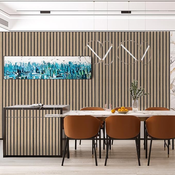 Wood Slat Wallpaper Peel and Stick - Image 4