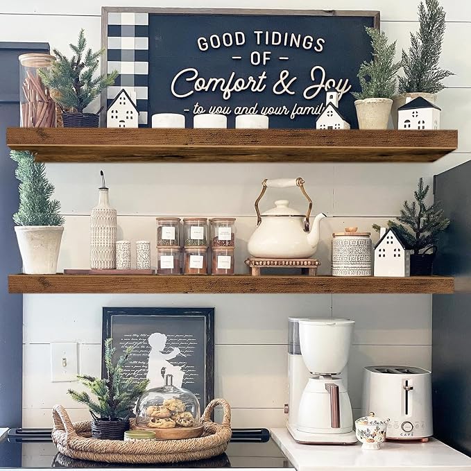 QEEIG Floating Shelves for Wall 39.4" Long - Image 2