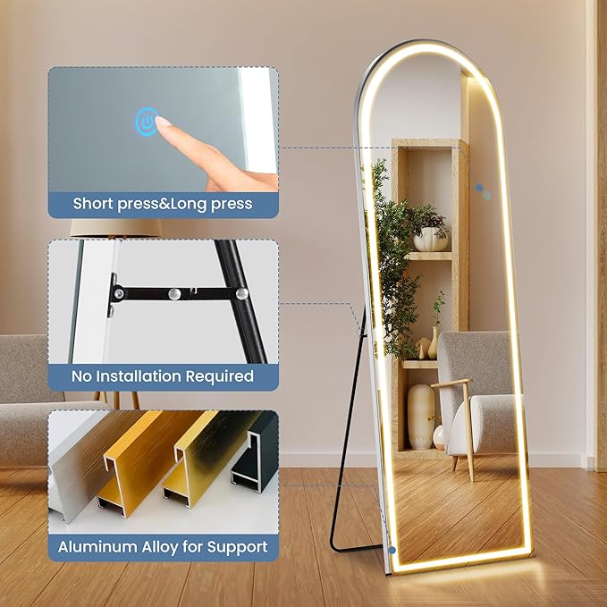 DUMOS Arched Full Length Mirror - Image 5