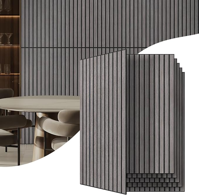 6 Pack Acoustic Wall Panels, 47.2" X 23.6" Sound Absorbing Panels, Decorative by UMIACOUSTIC
