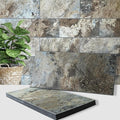 AULIGET 6" x 12" Beige & Brown Slate Peel and Stick Backsplash Wall Tiles by AULIGET