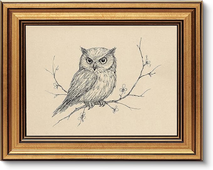 VIYYIEA Vintage Gold Framed Wall Art by VIYYIEAART