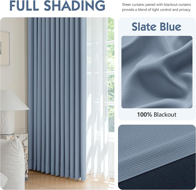 FMFUNCTEX 100% Blackout Curtains - Image 6