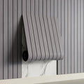 Yutianli PVC Slat Wall Panel Peel and Stick 236"x 15.7" Faux Wood Slat Panel by Yutianli