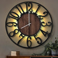 LEIKE Large Wall Clocks with Night Light Battery Operated, Silent Non Ticking by LEIKEWALLCLOCK