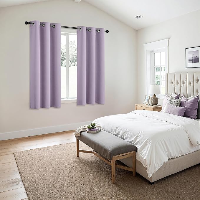 MIULEE Blackout Curtains for Bedroom Living Room 2 Panels, Thermal Insulated - Image 6