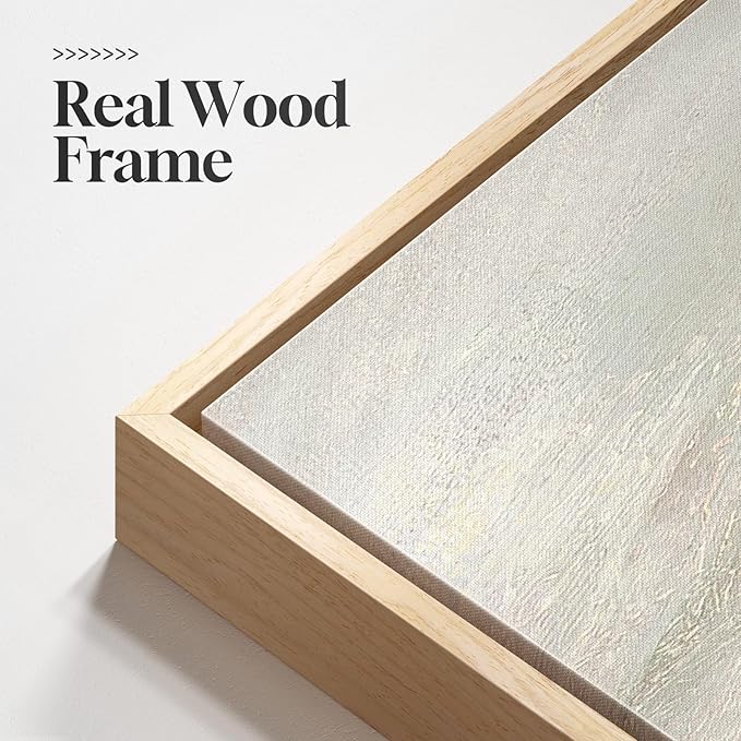 Large Framed Sage Green Abstract Landscape Wall Art - Image 6