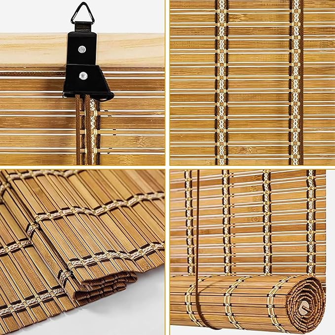 36x48 Inch Bamboo Blinds for Interior Windows, Light-Filtering & Privacy - Image 6