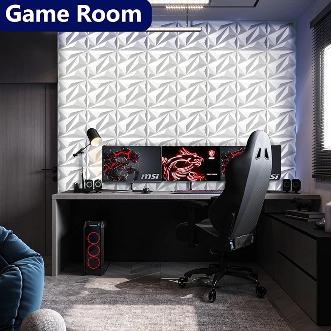 3D Wall Panel for Interior Wall Decor, PVC Wall Panels for Living Room Bedroom - Image 8
