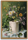 AtterrirArt Framed Funny Bathroom Wall Art, 16 * 24 Inches, Toilet Paper Floral by AtterrirArt