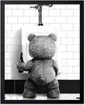 Poster Master Funny Teddy Bear Print by PosterMaster