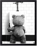 Poster Master Funny Teddy Bear Print by PosterMaster