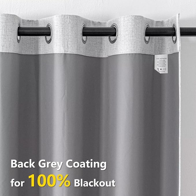 IGEMAEVE 100% Blackout Curtains - Image 3