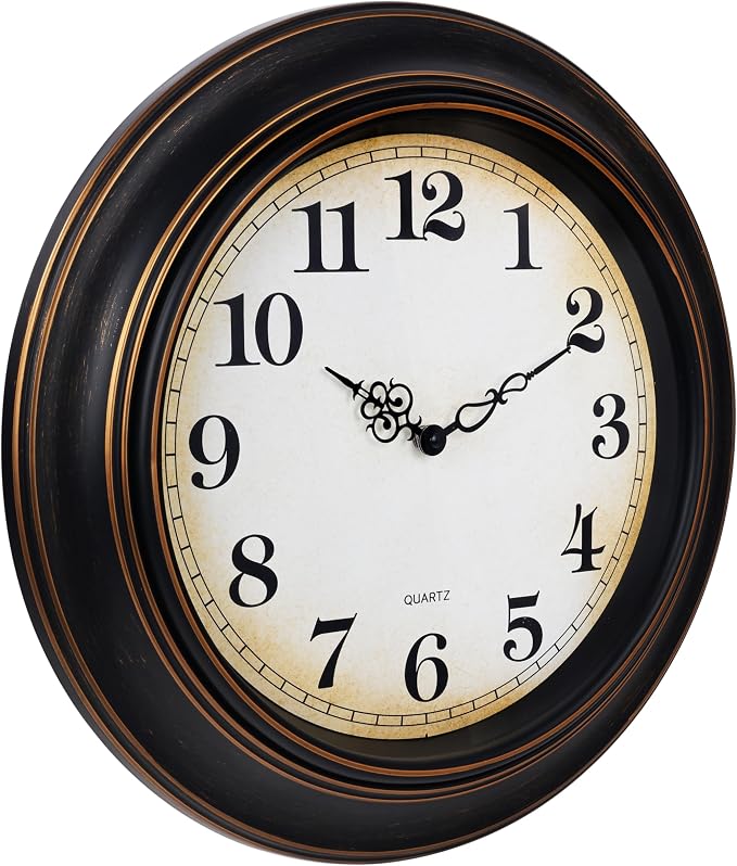 Yoiolclc 18 Inch Retro Large Wall Clock - Image 6