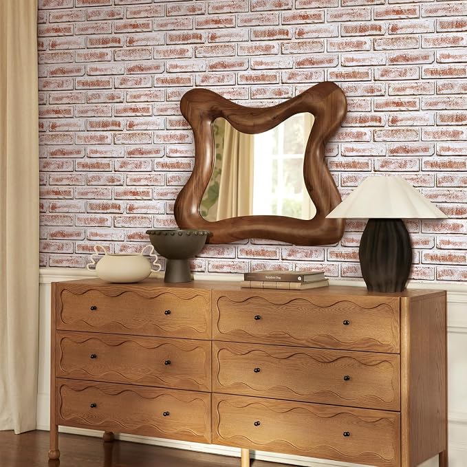 Commomy 3D Peel and Stick Brick, Ultralight Thin PVC Faux Brick Wall Panels - Image 9