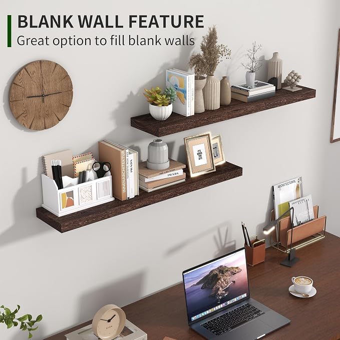 Marsmiles Wood Floating Shelves - Image 6
