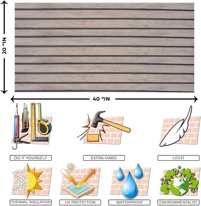 IZODEKOR 3D Wood Effect Styrofoam Wall Panels - Image 4