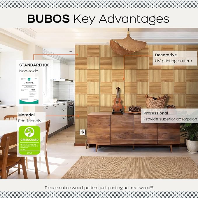 BUBOS 6 Pack Acoustic Wall Panels - Image 3
