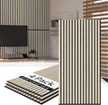 Olanglab Wood Slat Wall Panels 4 Pack, Acoustic Wall Panels, 47.24'' x 23.62" by Olanglab
