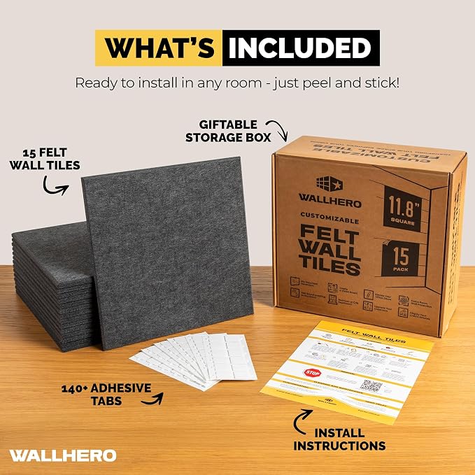 WALLHERO Cork Boards for Office, Dart Board Wall Protector, Cork Board - Image 3