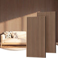 TONOR Wood Slatwall Panels, 2 Pack 47.2" x 23.6"/ 120 x60cm Acoustic Wall Panels by TONOR