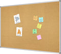 Lockways Large 60" x 36" Large Cork Board Bulletin Board, Framed CorkBoard by Lockways