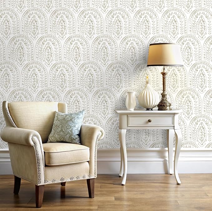 EeeComing Boho Peel and Stick Wallpaper Modern Wall Paper Peel and Stick - Image 2