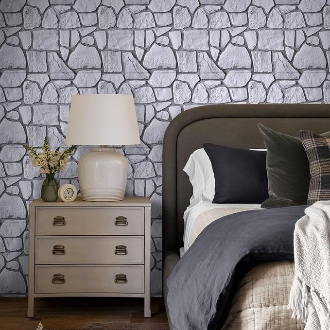 Commomy Peel and Stick Rock Wall Tiles - Image 9