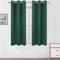LEMOMO Green Blackout Curtains 34 x 63 Inch Length/Set of 2 Curtain by Lemomo