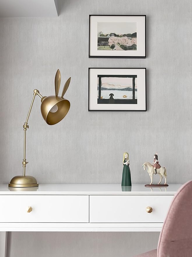 Heroad Peel and Stick Wallpaper Wood Contact Paper Wood Wallpaper Light Grey - Image 6