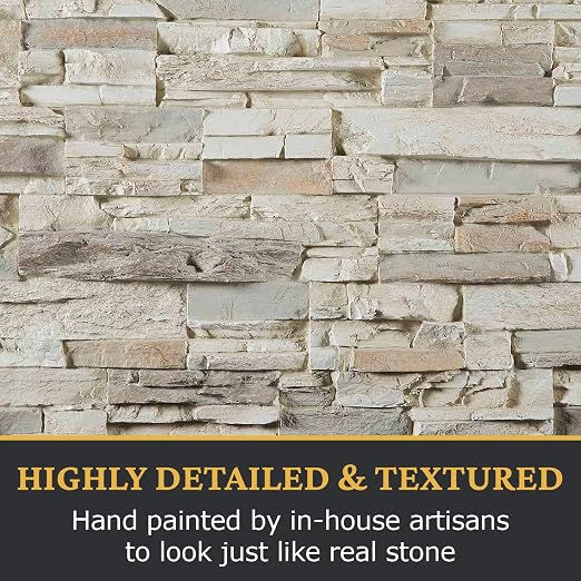 AZ Faux High-Density Polyurethane Faux Stone Interlocking Right Endcap - Image 6