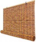 Bamboo Roller Shades for Outdoor Patio, Outside Waterproof Sun Shade, Privacy by Unknown