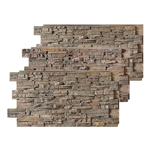 AZ Faux High-Density Polyurethane Faux Stone Wall Covering Panels by AZFaux