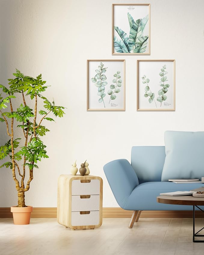 Framed Wall Art, Minimalist Botanical Canvas Wall Art - Image 7