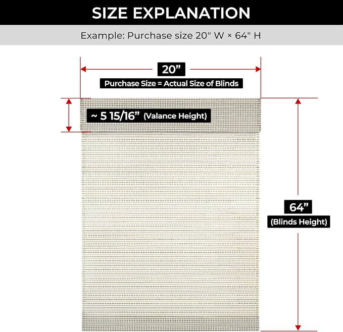 UNISHADES Cordless Bamboo Roman Shades - Image 6