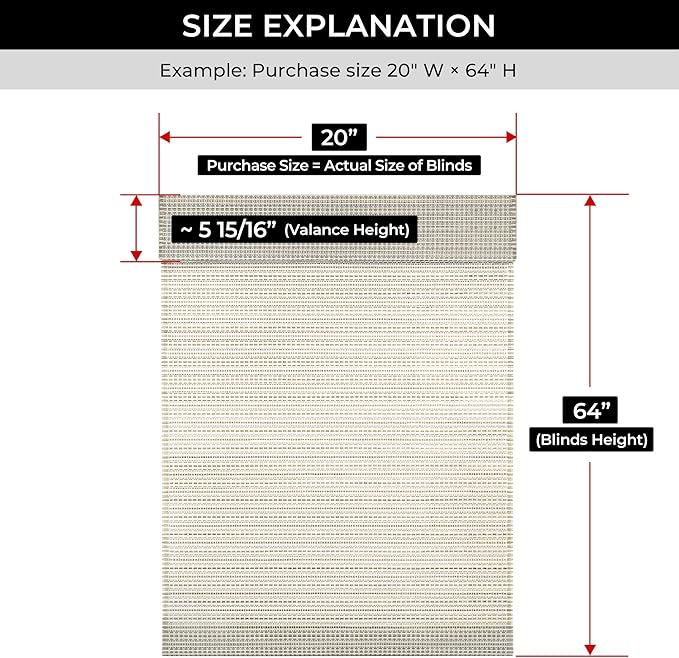 UNISHADES Cordless Bamboo Roman Shades - Image 6