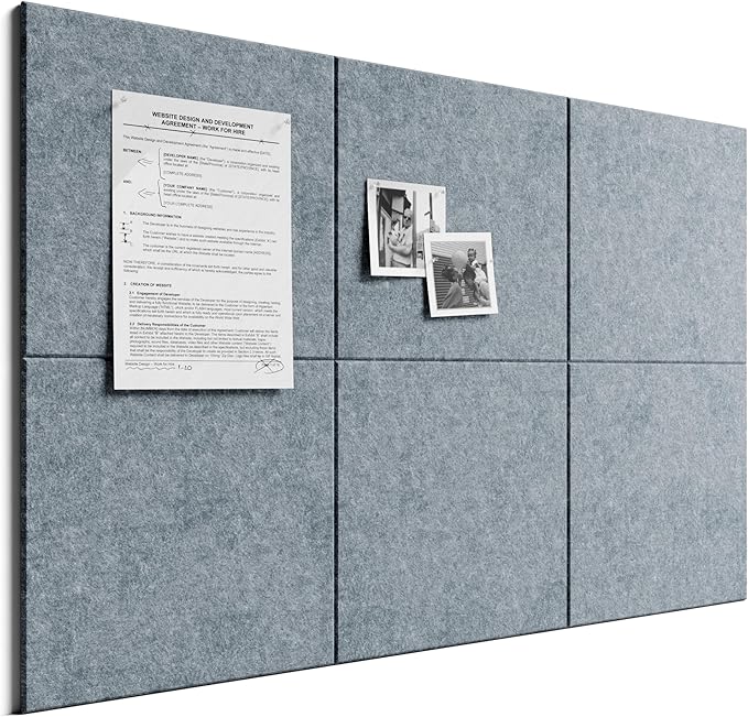 Bumusty Large Cork Board 36" x 24" Alternative by BUMUSTY