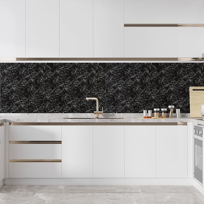 IZODEKOR 4 Pcs 24"x48" PVC Marble Wall Panels - Image 3