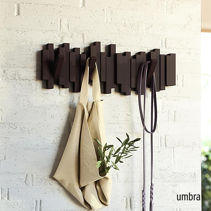 Umbra Sticks Wall-Mounted Coat Rack Rail Hook - Image 2