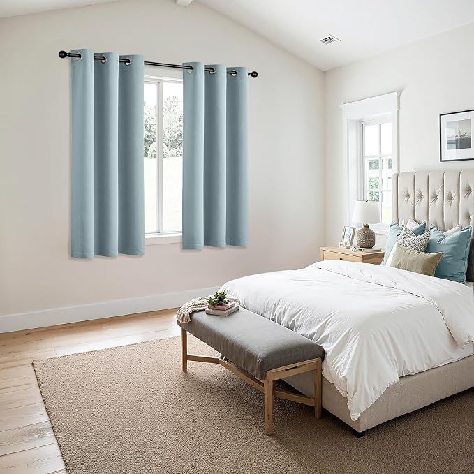 MIULEE Blackout Curtains for Bedroom Living Room 2 Panels, Thermal Insulated - Image 6