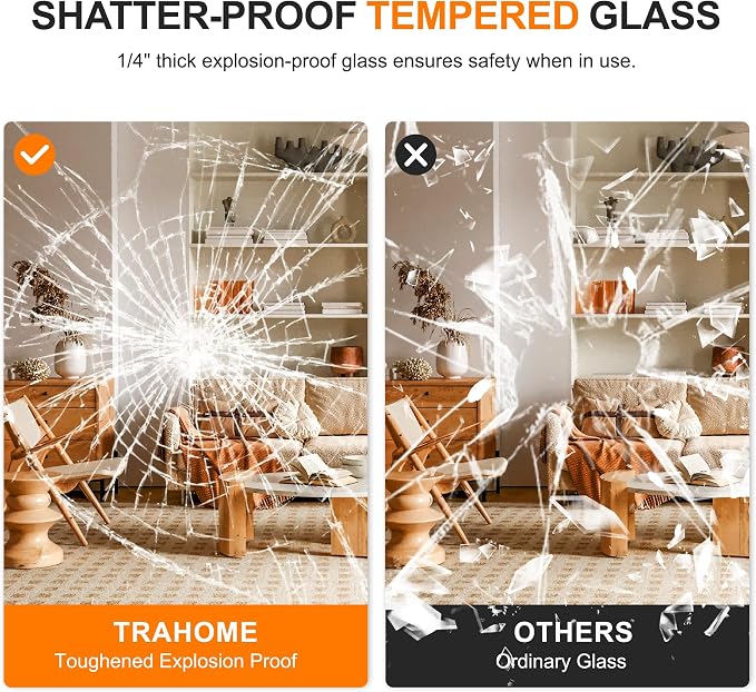 TRAHOME Arched Full Length Mirror, - Image 9