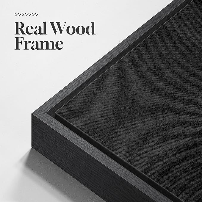 Large Framed Neutral Abstract Wall Art, Modern Minimalist Geometric Pictures - Image 5
