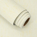 Grasscloth Peel and Stick Wallpaper Beige and Yellow Contact Paper 15.7inch x by lenify