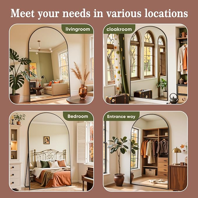 Full Length Mirror, Oversized Floor Mirrors, Leaning Free Standing Mirrors - Image 8