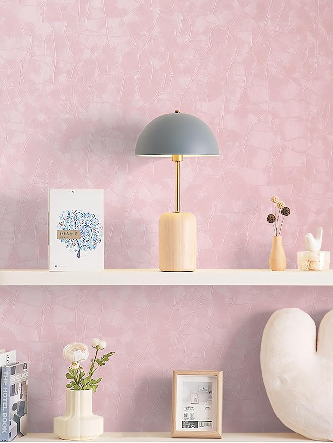 Yasinet 196.8×17.3" Pink Peel and Stick Wallpaper, Ultra-Strong Adhesion Wall - Image 8