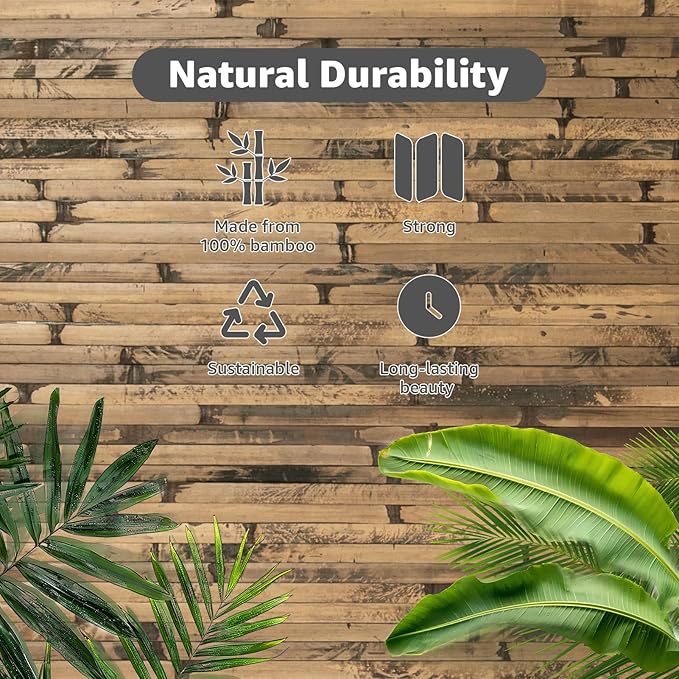 Art3d Natural Bamboo Wall Panel - Image 6
