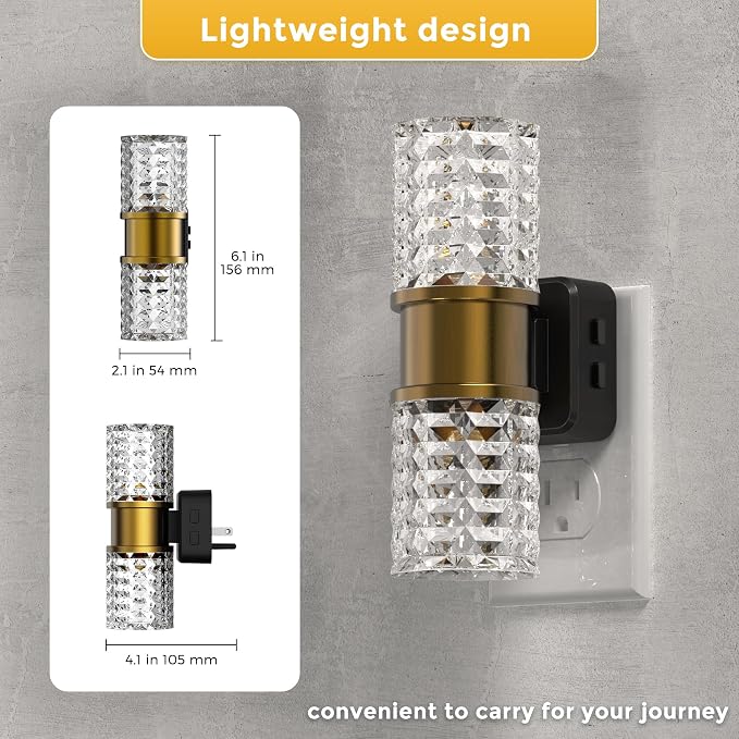 L LOHAS LED Night Light, Modern Night Lights Plug into Wall, 2 Pack - Image 7