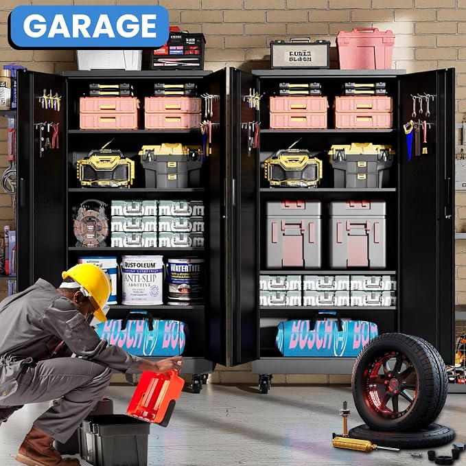 Metal Garage Storage Cabinet - Image 6