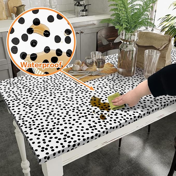 Jeweluck Peel and Stick Wallpaper Polka Dot Wallpaper Stick and Peel 17.7” x - Image 4
